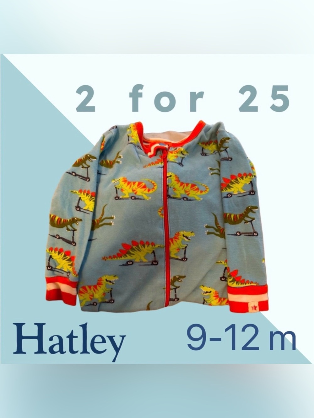🌙 2/25$ 🇨🇦👍GUC HATLEY | 9 m | Baby PJ Sleeper with dinosaurs 🦕 🌳💕💕